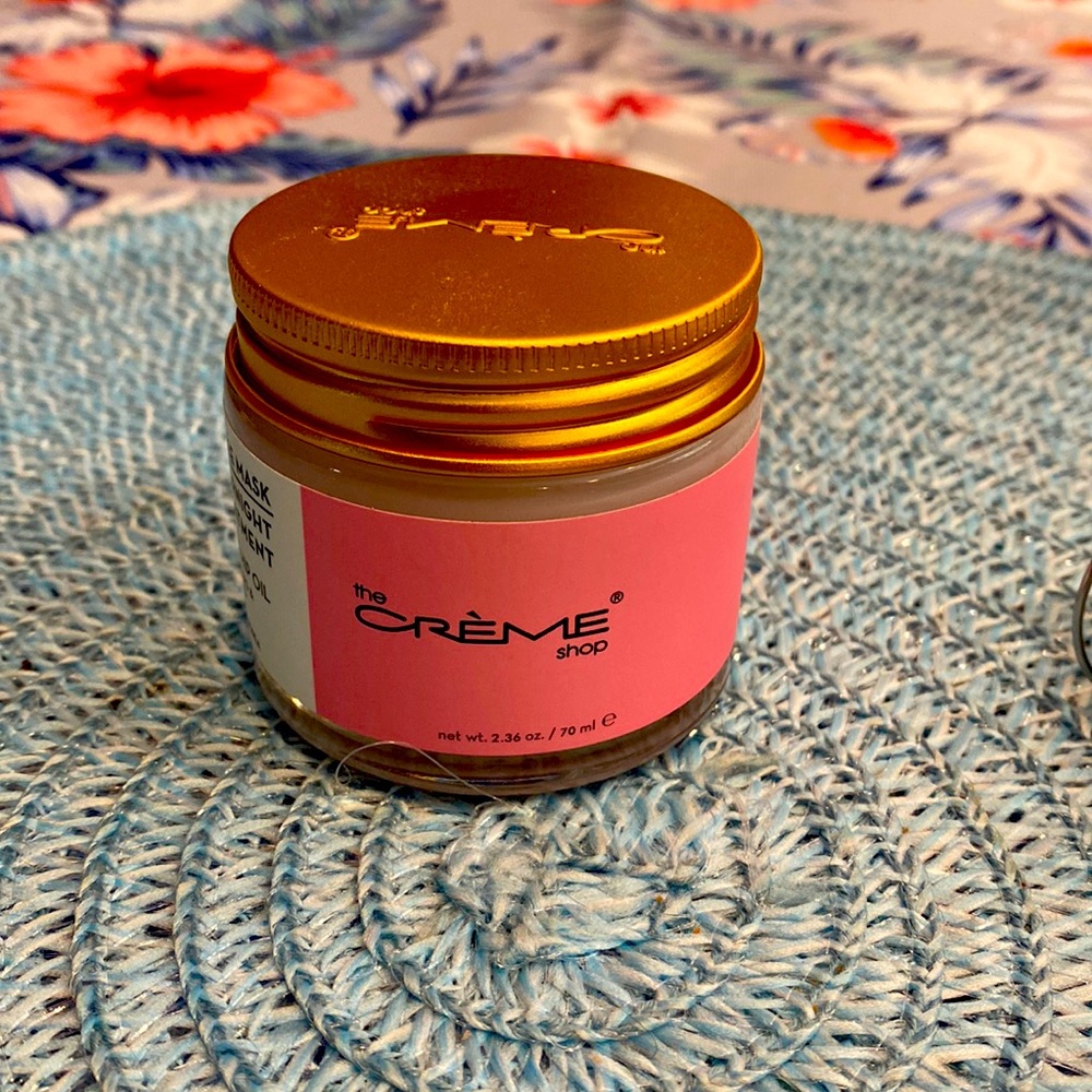 The Cream shop! Overnight treatment rose hip oil.